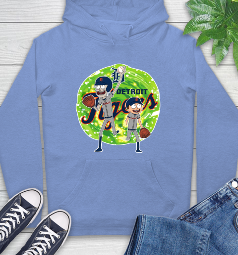 MLB Detroit Tigers Rick And Morty Baseball Sports Hoodie 11