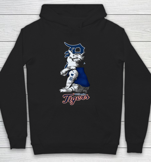 MLB Baseball My Cat Loves Detroit Tigers Hoodie