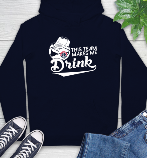 Washington Wizards NBA Basketball This Team Makes Me Drink Adoring Fan Hoodie 3