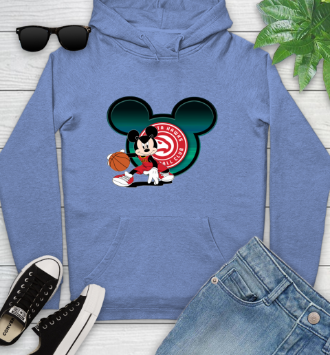 NBA Atlanta Hawks Mickey Mouse Disney Basketball Youth Hoodie 12