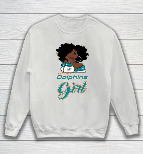 Miami Dolphins Girl NFL Sweatshirt 5