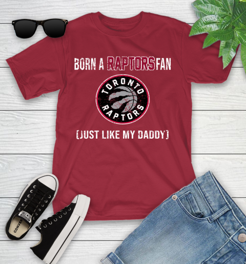 NBA Toronto Raptors Loyal Fan Just Like My Daddy Basketball Shirt Youth T-Shirt 12
