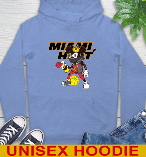 Miami Heat NBA Basketball Mickey Peace Sign Sports Hoodie 11