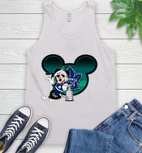 NHL Toronto Maple Leafs Stanley Cup Mickey Mouse Disney Hockey T Shirt Tank Top