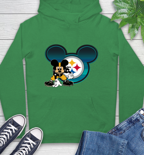 NFL Pittsburgh Steelers Mickey Mouse Disney Football T Shirt Hoodie 8