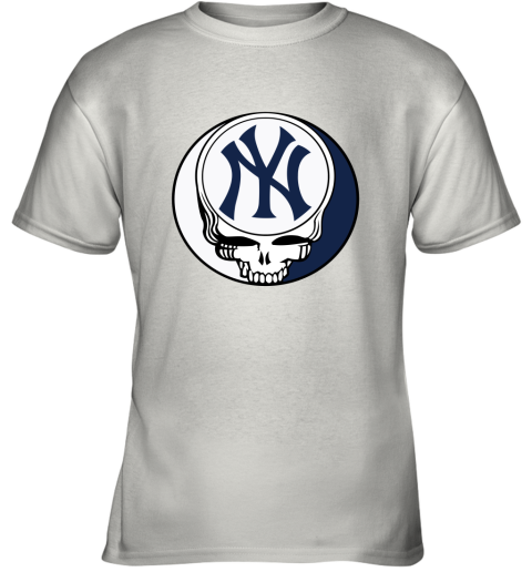 New York Yankees The Grateful Dead Baseball MLB Mashup Youth T-Shirt