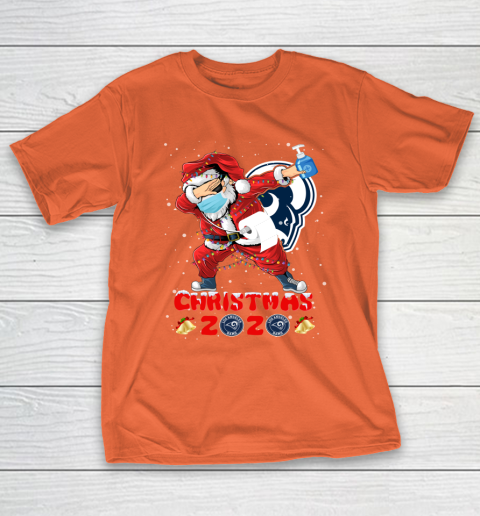 Los Angeles Rams Funny Santa Claus Dabbing Christmas 2020 NFL T-Shirt 4