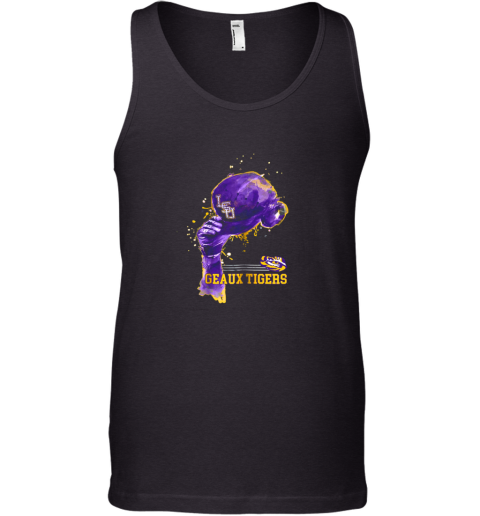 LSU Tigers Rising Baseball Hat Shirt  Apparel Tank Top