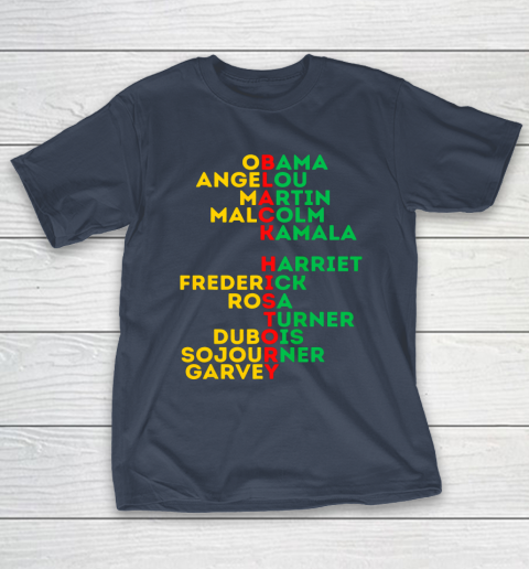 Black History Month Dream Like Leaders African American Love T-Shirt 3