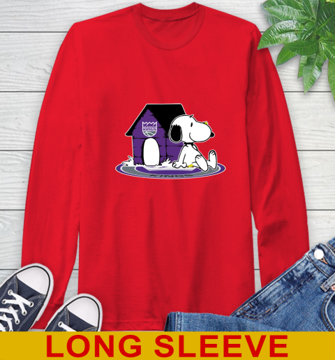 NBA Basketball Sacramento Kings Snoopy The Peanuts Movie Shirt Long Sleeve T-Shirt 10