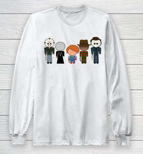 1980s Classic Horror Movie Killer Quintet Chucky Long Sleeve T-Shirt