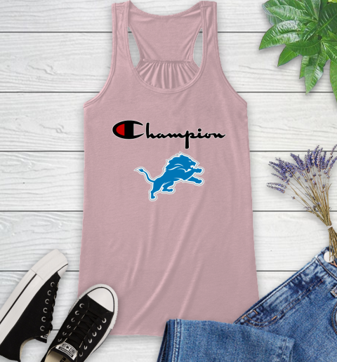 NFL Football Detroit Lions Champion Shirt Racerback Tank 6
