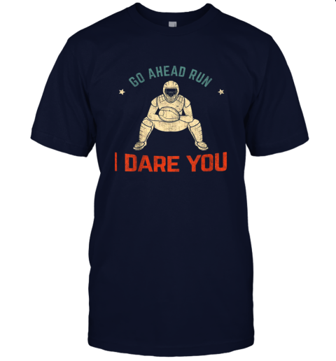 so72 kids baseball catcher youth quotes go ahead run i dare you shirt jersey t shirt 60 front navy