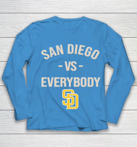 San Diego Padres Vs Everybody Youth Long Sleeve 5