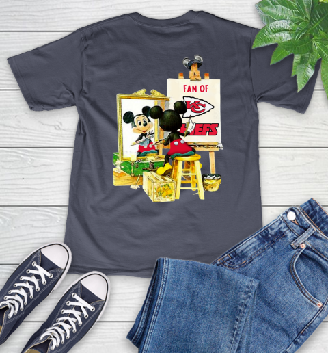 NFL Football Kansas City Chiefs Mickey Drawing Shirt 52