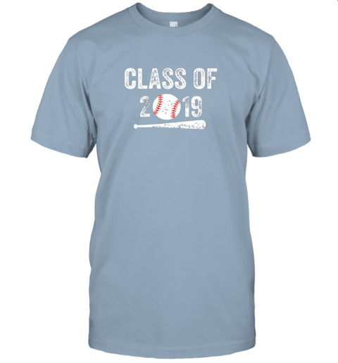 jrvf class of 2019 vintage shirt graduation baseball gift senior jersey t shirt 60 front light blue