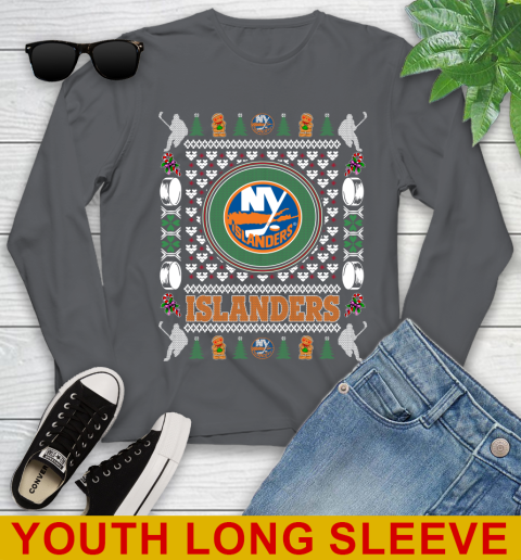 New York Islanders Merry Christmas NHL Hockey Loyal Fan Youth Long Sleeve 9
