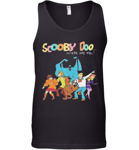 Scooby Doo Cartoon Where Are You Tank Top