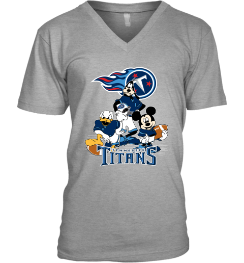 NFL Tennessee Titans Mickey Mouse Donald Duck Goofy Football T Shirt tR4Sn3B3Rty v neck unisex 8 95 151514 front sport grey