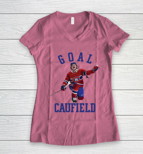 Goal Caufield Shirt Canadiens Women's V-Neck T-Shirt 7