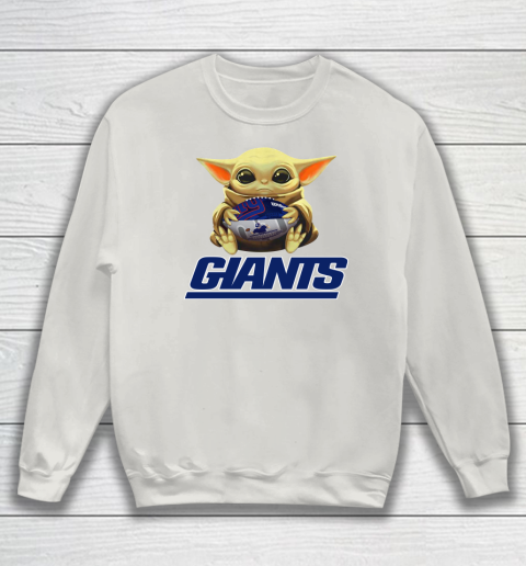 NFL Football New York Giants Baby Yoda Star Wars Sweatshirt 12