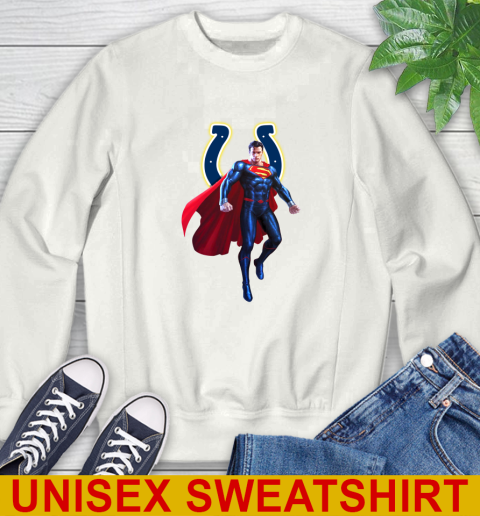 NFL Superman DC Sports Football Indianapolis Colts Sweatshirt