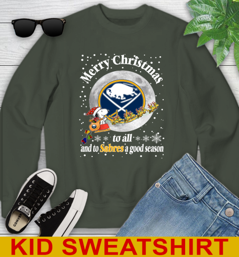 Buffalo Sabres Merry Christmas To All And To Sabres A Good Season NHL Hockey Sports Youth Sweatshirt 8
