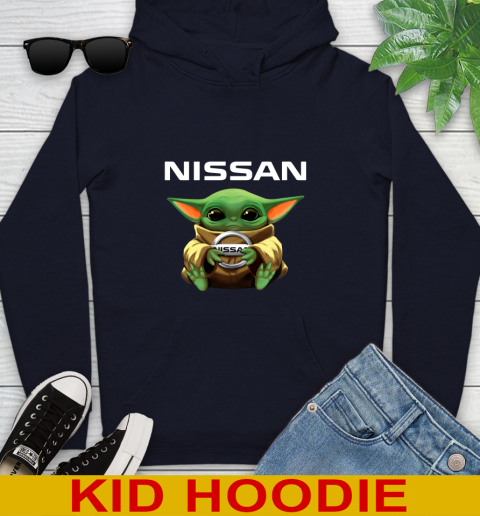 Star Wars Baby Yoda Hugs Nissan Car Shirt 130