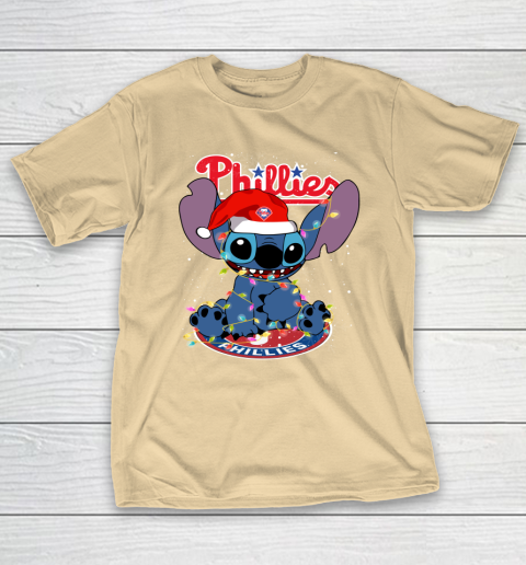 Philadelphia Phillies MLB noel stitch Baseball Christmas T-Shirt 5
