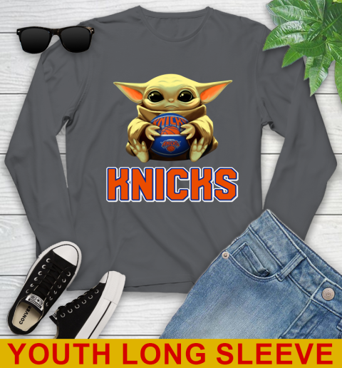 NBA Basketball New York Knicks Star Wars Baby Yoda Shirt 130