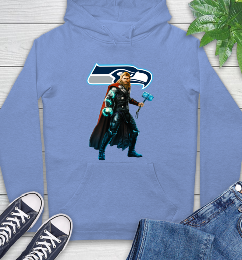 NFL Thor Avengers Endgame Football Seattle Seahawks Hoodie 11