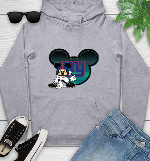 NFL New York Giants Mickey Mouse Disney Football T Shirt Youth Hoodie 6