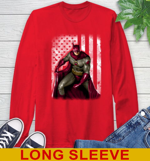 Miami Heat NBA Basketball Batman DC American Flag Shirt Long Sleeve T-Shirt - Image 13