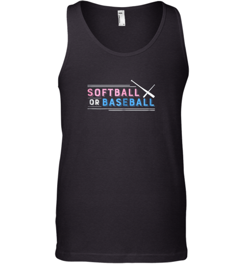 Softball or Baseball Shirt, Sports Gender Reveal Tank Top