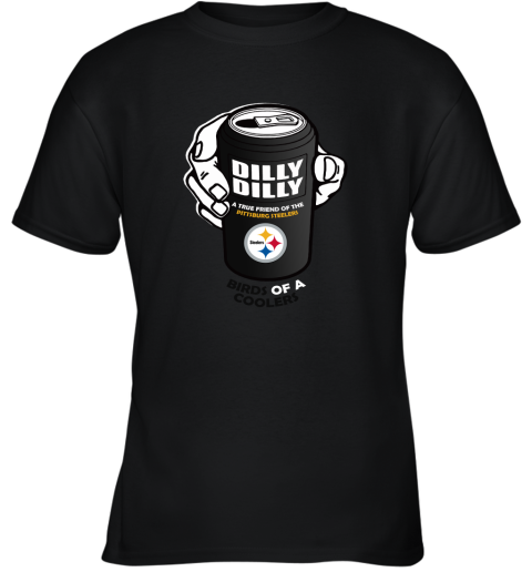 Bud Light Dilly Dilly! Pittburg Steelers Birds Of A Cooler Youth T-Shirt