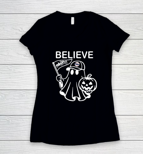 Believe Philly Halloween Women's V-Neck T-Shirt