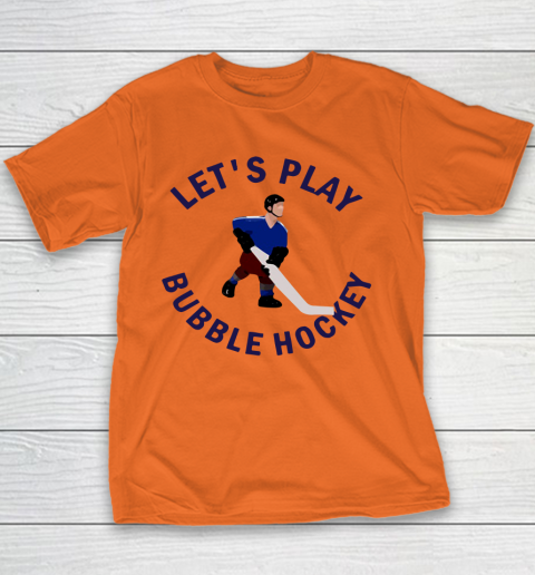 Bubble Hockey Let's Play Youth T-Shirt - Image 4