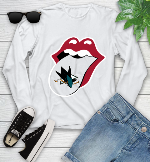 San Jose Sharks NHL Hockey Lips I Root For My Team Adoring Fan 125