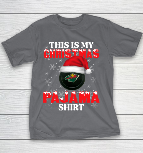 Minnesota Wild This Is My Christmas Pajama Shirt NHL Youth T-Shirt 5