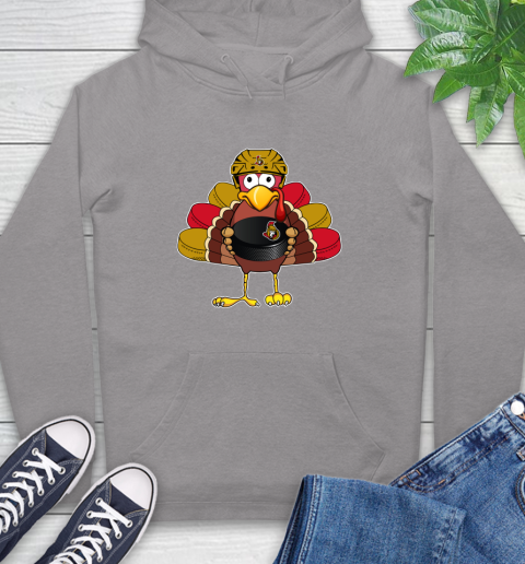 Ottawa Senators Turkey Thanksgiving Day Hoodie 6