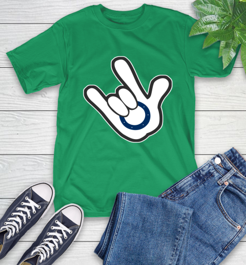 Indianapolis Colts NFL Football Mickey Rock Hand Disney T-Shirt 7
