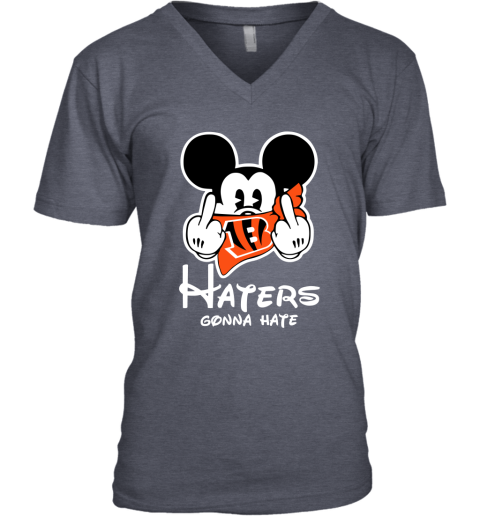 Cincinnati bengals mickey mouse haters gonna hate shirt, hoodie, sweater,  long sleeve and tank top