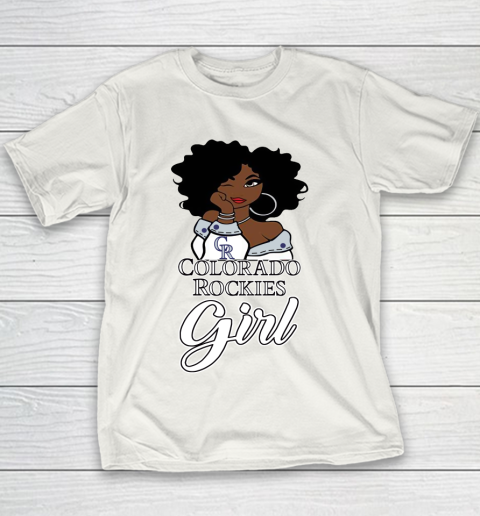 Colorado Rockiess Girl MLB Youth T-Shirt 3