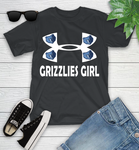 NBA Memphis Grizzlies Girl Under Armour Basketball Sports Youth T-Shirt