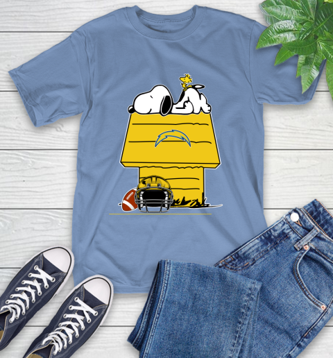 Los Angeles Chargers NFL Football Snoopy Woodstock The Peanuts Movie T-Shirt 11