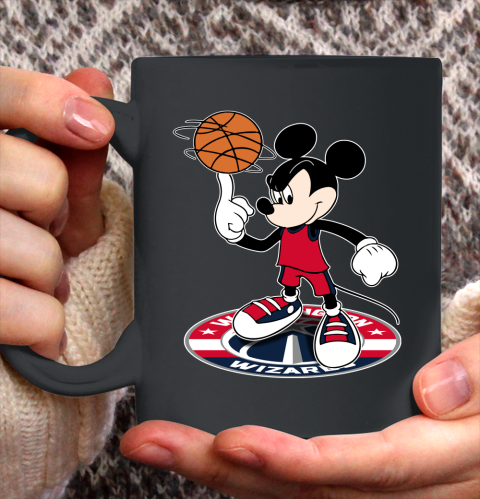 NBA Basketball Washington Wizards Cheerful Mickey Disney Shirt Ceramic Mug 15oz
