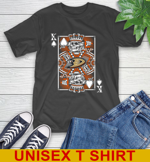 Anaheim Ducks NHL Hockey The King Of Spades Death Cards Shirt T-Shirt