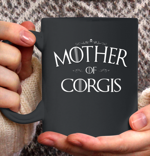 Dog Mom Shirt Mother of Corgis Shirt Mom of Corgi Dog Lover Gift Ceramic Mug 11oz