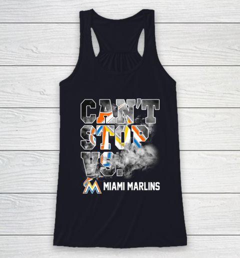 MLB Miami Marlins Baseball Can't Stop Vs Marlins Racerback Tank 7