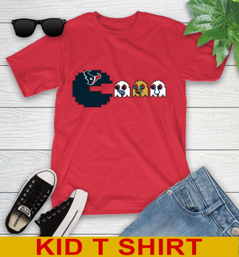 Houston Texans NFL Football Pac Man Champion Youth T-Shirt 10